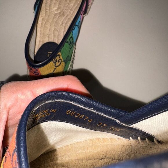 Gucci Multicolor Espadrilles Rainbow flats - Picture 9 of 11